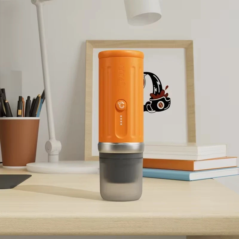 Orange PCM03S Model Electric Portable Coffee Maker Full Automatic 13500mAh Battery for Travel Outdoor Camping Office Hotel Use
Orange PCM03S Model Electric Portable Coffee Maker Full Automatic 13500mAh Battery for Travel Outdoor Camping Office Hotel Use