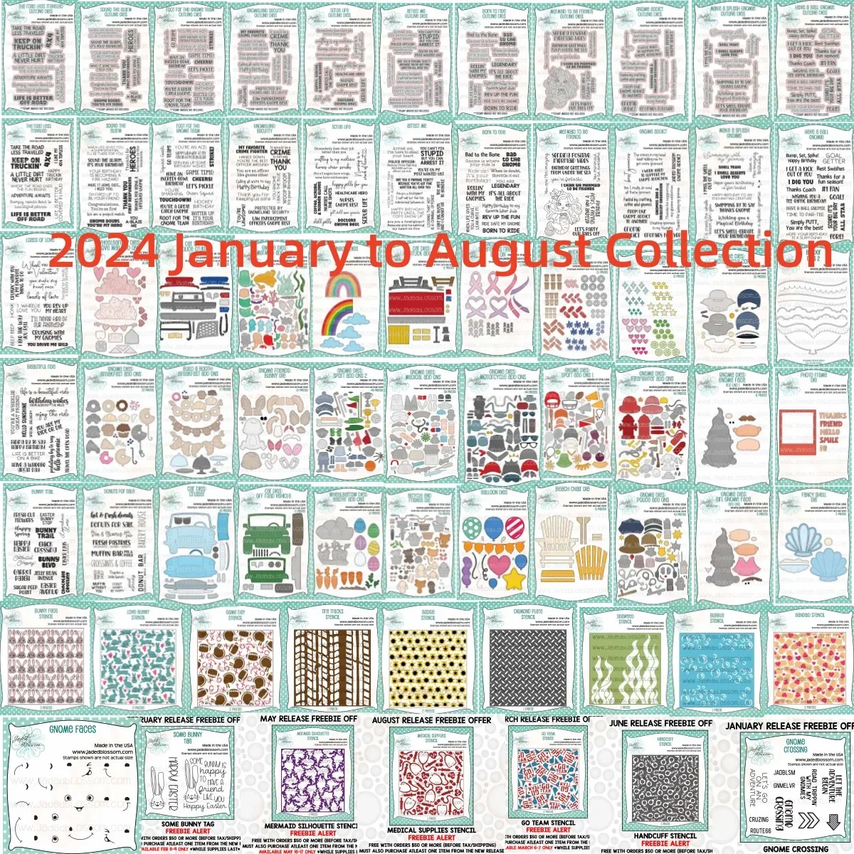 2024 January to August Gonme Dies Collection Metal Cutting Dies Clear Stamp Stencil Mold Craft Decoration Template DIY Cut die
2024 January to August Gonme Dies Collection Metal Cutting Dies Clear Stamp Stencil Mold Craft Decoration Template DIY Cut die