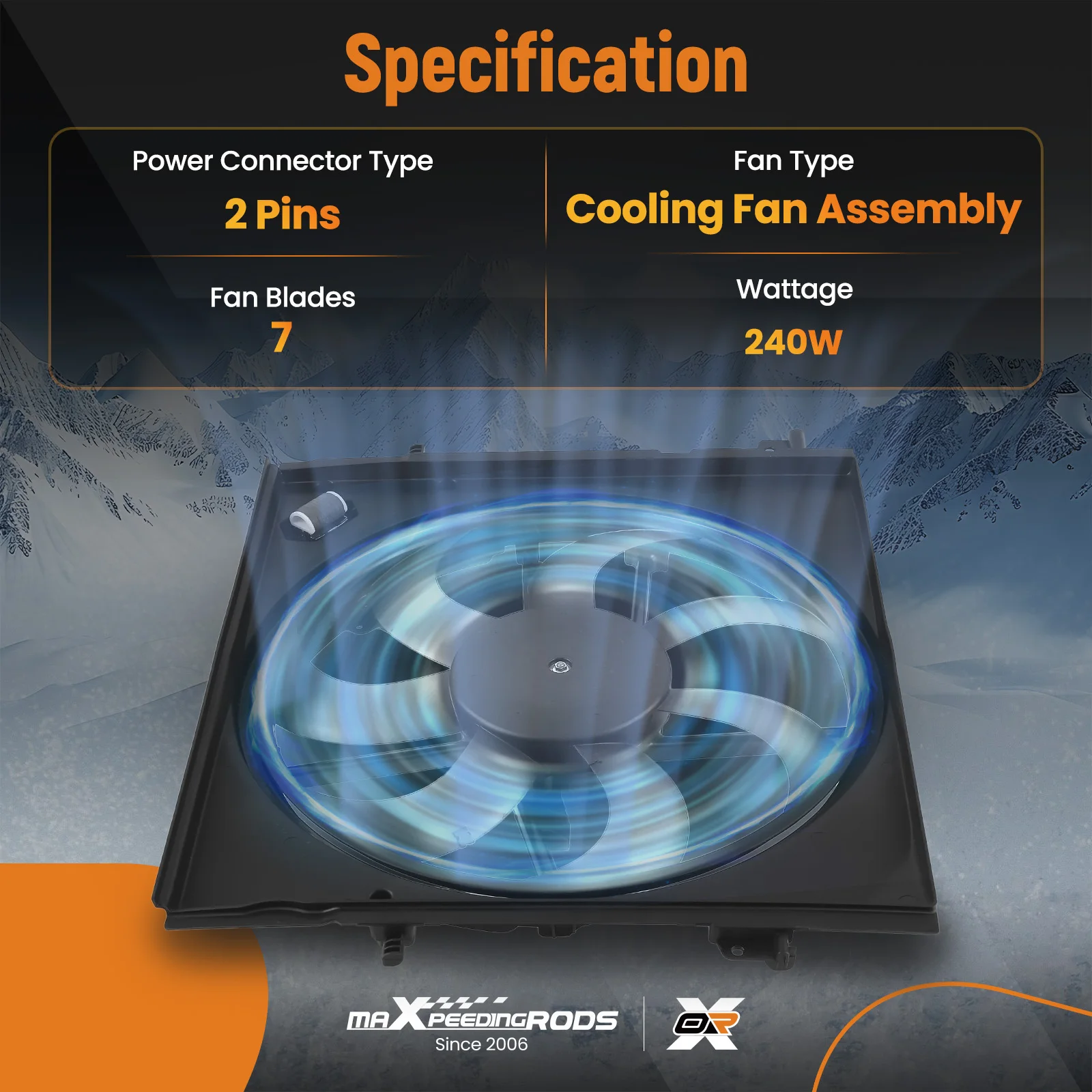 Radiator Cooling Fan Assembly for Nissan Rogue Sport 2.0 MR20DD Engine 2017-2019
Radiator Cooling Fan Assembly for Nissan Rogue Sport 2.0 MR20DD Engine 2017-2019