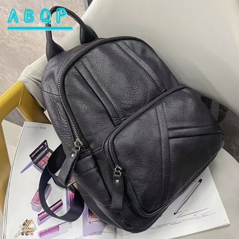 New Women's Backpack Luxury Brand Genuine Leather Black Women's Backpack Fashion Trend Casual Travel Backpack High Quality
New Women's Backpack Luxury Brand Genuine Leather Black Women's Backpack Fashion Trend Casual Travel Backpack High Quality