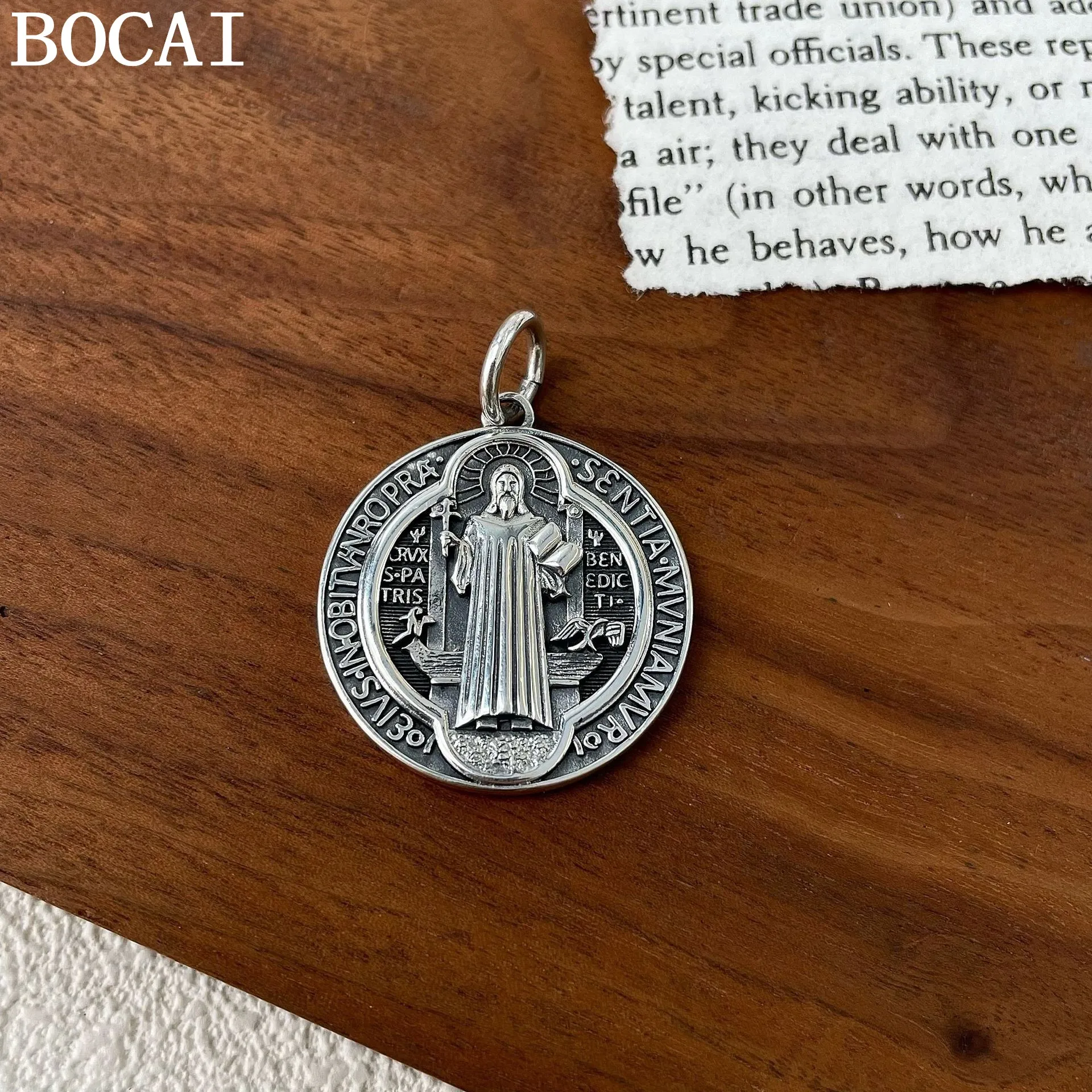 BOCAI New Personality Classic Jesus Pendant For Male Real S925 Sterling Silver Jewelry Fashionable Thai Silver Man Pendant
BOCAI New Personality Classic Jesus Pendant For Male Real S925 Sterling Silver Jewelry Fashionable Thai Silver Man Pendant