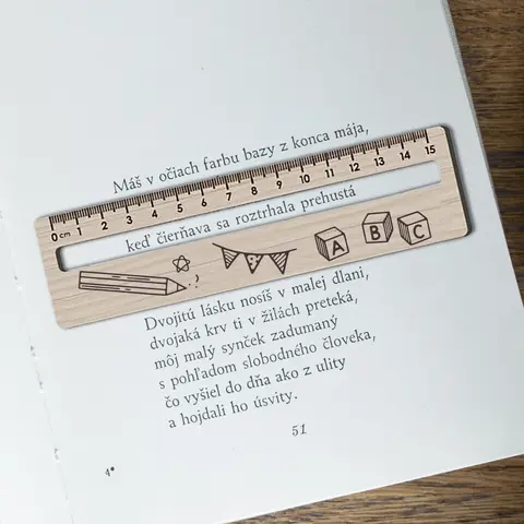 Laser document reading aid, wooden ruler, student, back to school, enrollment, reading aid ruler, DIY classroom supplies, ruler