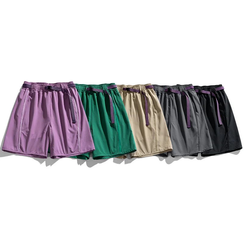 Men's summer fashionable solid color beach shorts, casual loose five quarter shorts, quick drying breathable lightweight outdoor
Men's summer fashionable solid color beach shorts, casual loose five quarter shorts, quick drying breathable lightweight outdoor