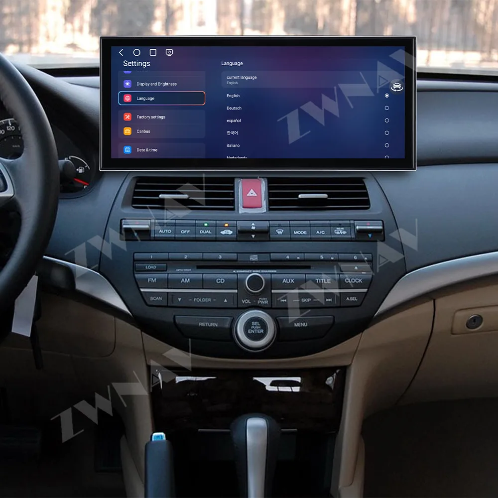 Автомобильный GPS-мультимедийный плеер/магнитола Android 15 с экраном 15,8 дюйма для Honda Accord/Crosstour 2008-2013 гг.
Автомобильный GPS-мультимедийный плеер/магнитола Android 15 с экраном 15,8 дюйма для Honda Accord/Crosstour 2008-2013 гг.