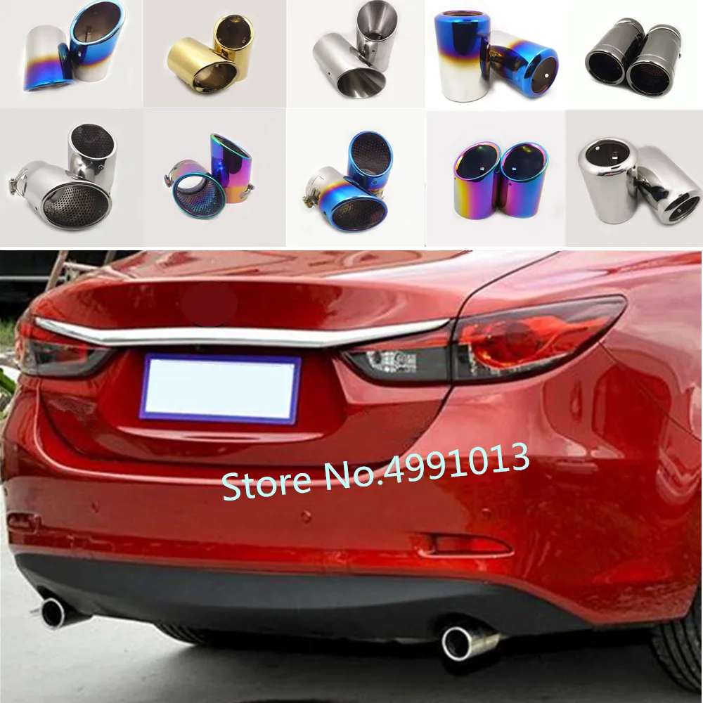 Car Protect Cover Muffler Pipe Outlet Dedicate Exhaust Tip Tail 2pcs For Mazda 6/Atenza Sedan 2014 2015 2016 2017 2018 2019
Car Protect Cover Muffler Pipe Outlet Dedicate Exhaust Tip Tail 2pcs For Mazda 6/Atenza Sedan 2014 2015 2016 2017 2018 2019