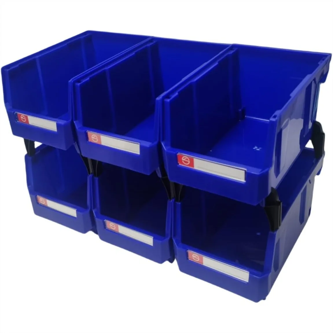 Storage Organizer Bins 6-Pack, Wall Mount Stackable Parts Rack for Screws, Small Parts, Office Supplies, Blue
Storage Organizer Bins 6-Pack, Wall Mount Stackable Parts Rack for Screws, Small Parts, Office Supplies, Blue