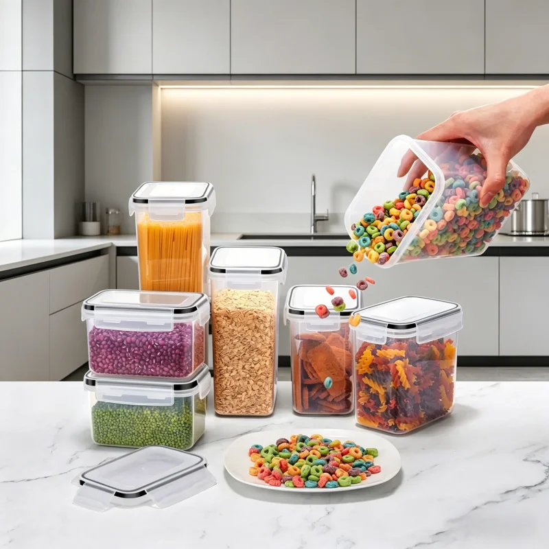 24 PCS kitchen storage container set with sealed lids, space efficient organizer for easy access and neat home storage
24 PCS kitchen storage container set with sealed lids, space efficient organizer for easy access and neat home storage