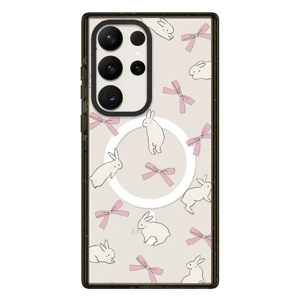 Rabbit Heart Magnetic Acrylic Black Border Magnetic Phone Case for Samsung Galaxy S25U S23 S24 S25 Ultra Cover Protective Shell
Rabbit Heart Magnetic Acrylic Black Border Magnetic Phone Case for Samsung Galaxy S25U S23 S24 S25 Ultra Cover Protective Shell