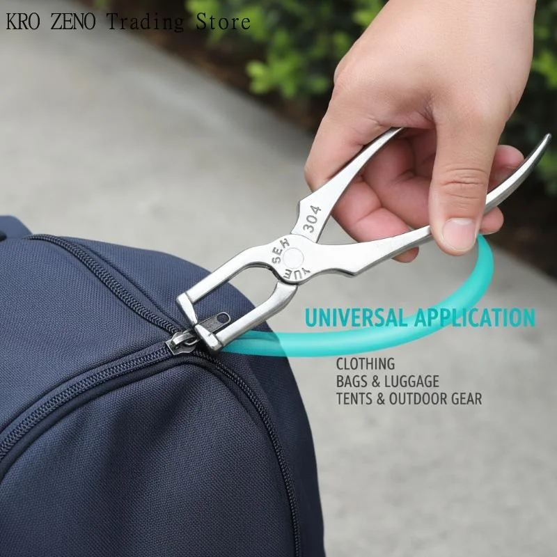 Silver Stainless Steel Zipper Plier For Zippers Install Stop Clothes Shoes Zips Repair Kits DIY Replacement Sewing Accessories
Silver Stainless Steel Zipper Plier For Zippers Install Stop Clothes Shoes Zips Repair Kits DIY Replacement Sewing Accessories