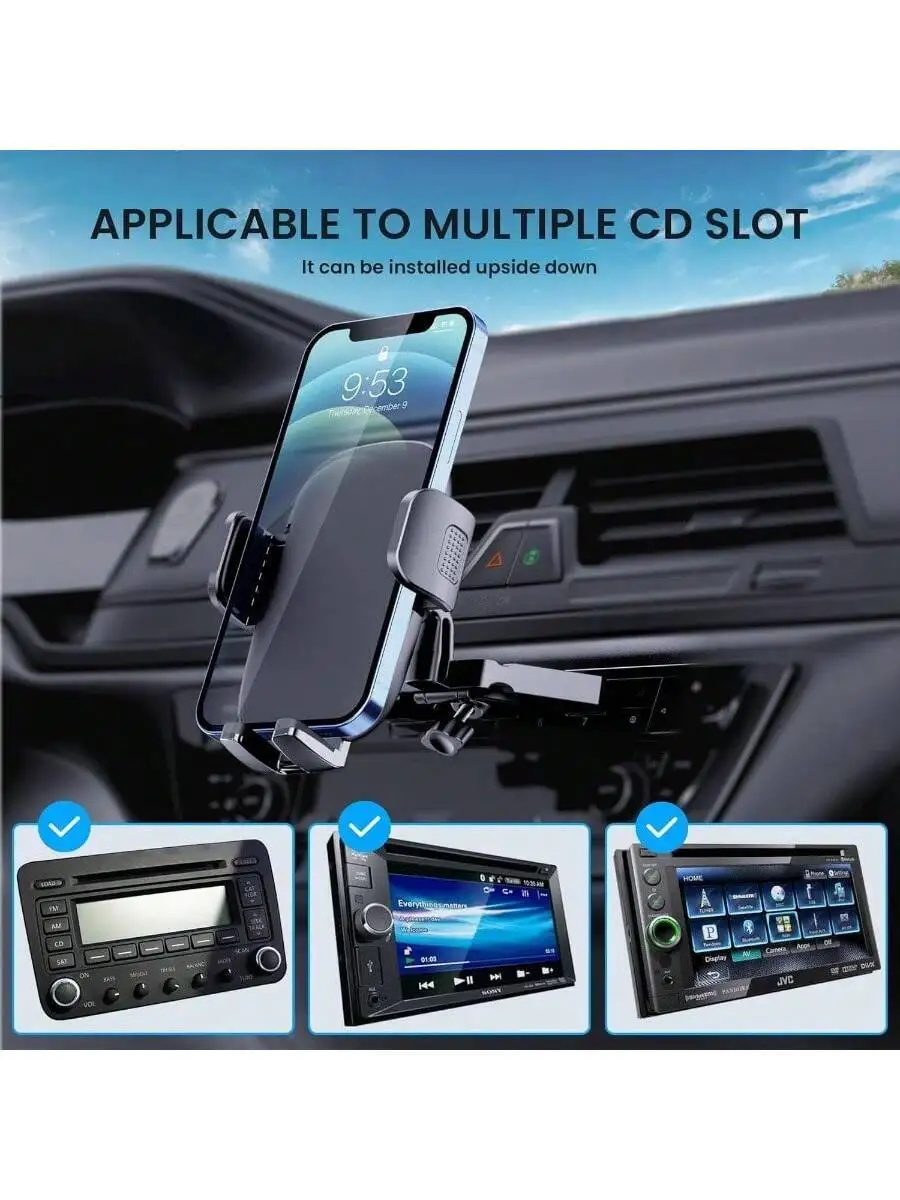 Universal Car Phone Holder For iPhone Android Air Vent Mount Dashboard Windshield Strong Load Bearing Carbon Fiber
Universal Car Phone Holder For iPhone Android Air Vent Mount Dashboard Windshield Strong Load Bearing Carbon Fiber