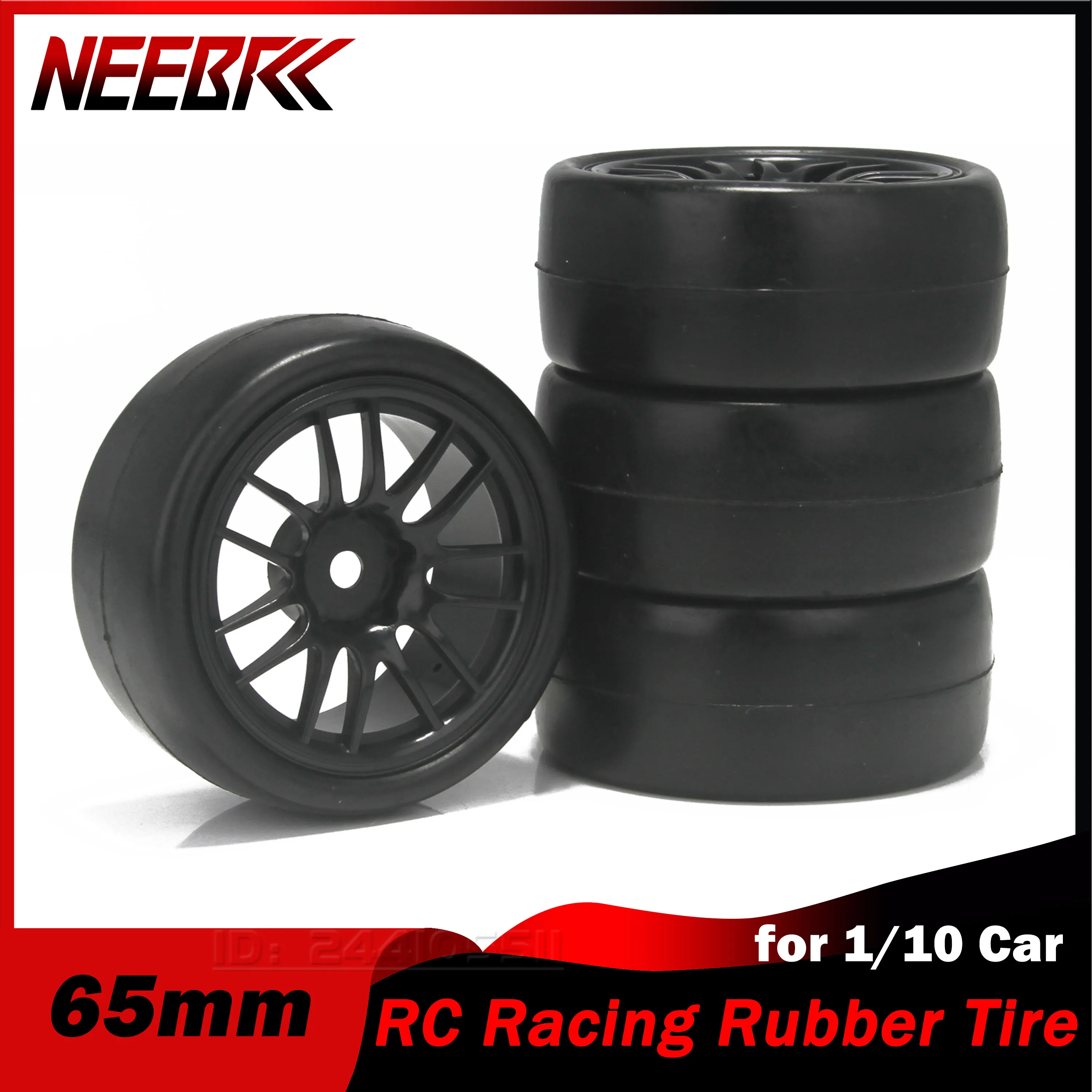 4PCS NEEBRC 65mm 1.9in Rubber Tyre Wheel Rim Tire Hub for 1/10 Redcat HPI Tamiya Wltoys RC Racing Car 144001 94123 94122 CS Part
4PCS NEEBRC 65mm 1.9in Rubber Tyre Wheel Rim Tire Hub for 1/10 Redcat HPI Tamiya Wltoys RC Racing Car 144001 94123 94122 CS Part