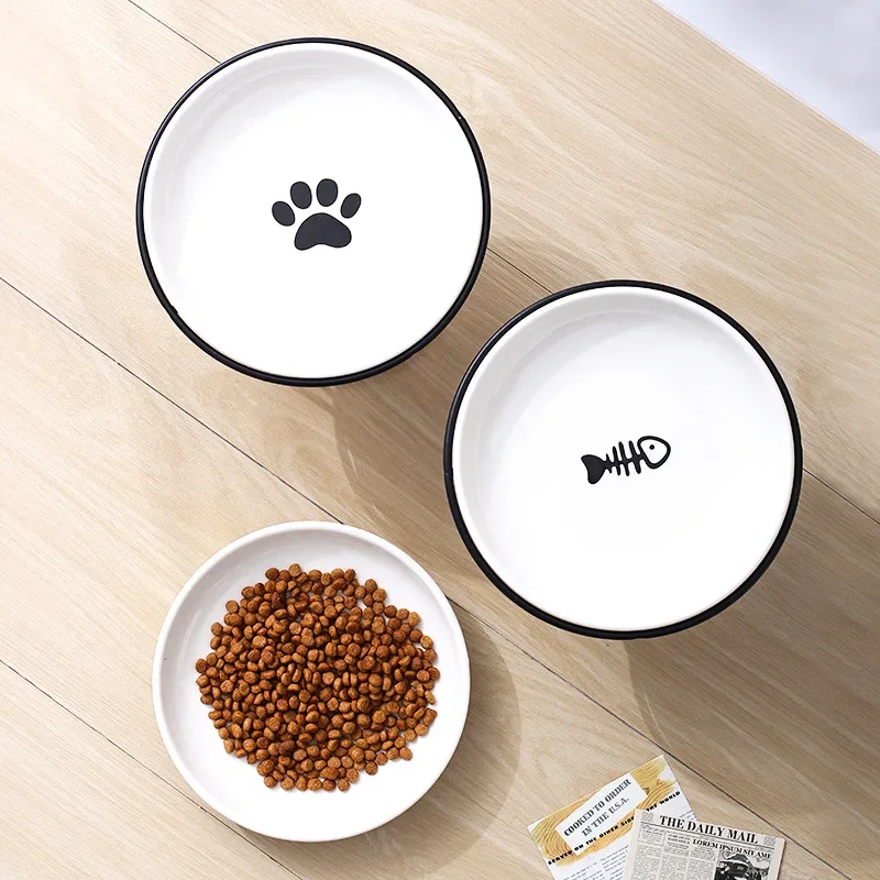 Premium Ceramics Pet Feeder for Cats and Dogs - Creative Cat Claw Fish Bone Pet Bowl with Black Iron Bracket Dog Accessories
Premium Ceramics Pet Feeder for Cats and Dogs - Creative Cat Claw Fish Bone Pet Bowl with Black Iron Bracket Dog Accessories