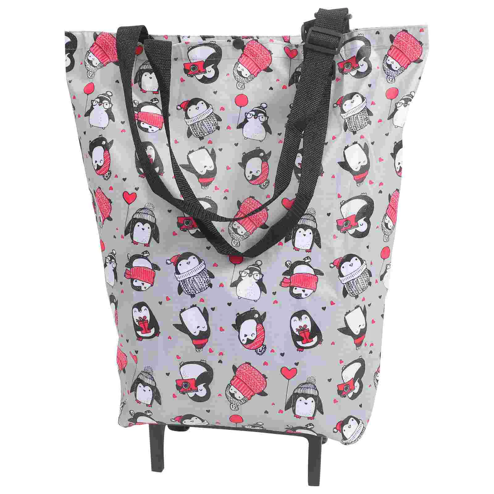Foldable Shopping Bag Wheels Rolling Tote Bags for Groceries Portable Cloth Cart Smooth Wheels Plastic Fabric Storage
Foldable Shopping Bag Wheels Rolling Tote Bags for Groceries Portable Cloth Cart Smooth Wheels Plastic Fabric Storage