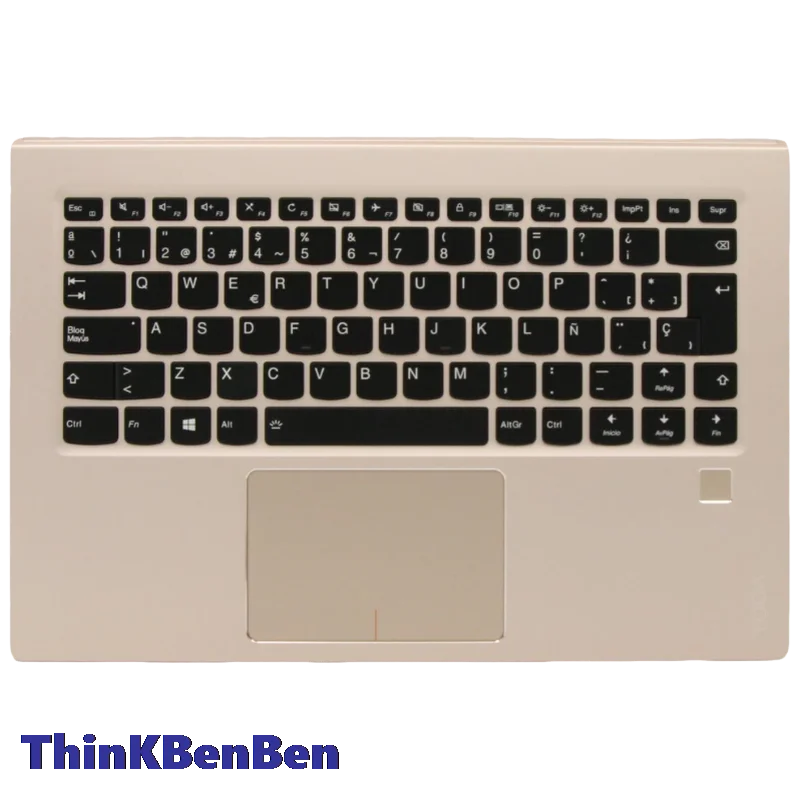 ES Spanish Keyboard Golden Upper Case Palmrest Shell Cover For Lenovo Yoga 910 13IKB Glass Yoga5 Pro Laptop 5CB0M35038
ES Spanish Keyboard Golden Upper Case Palmrest Shell Cover For Lenovo Yoga 910 13IKB Glass Yoga5 Pro Laptop 5CB0M35038
