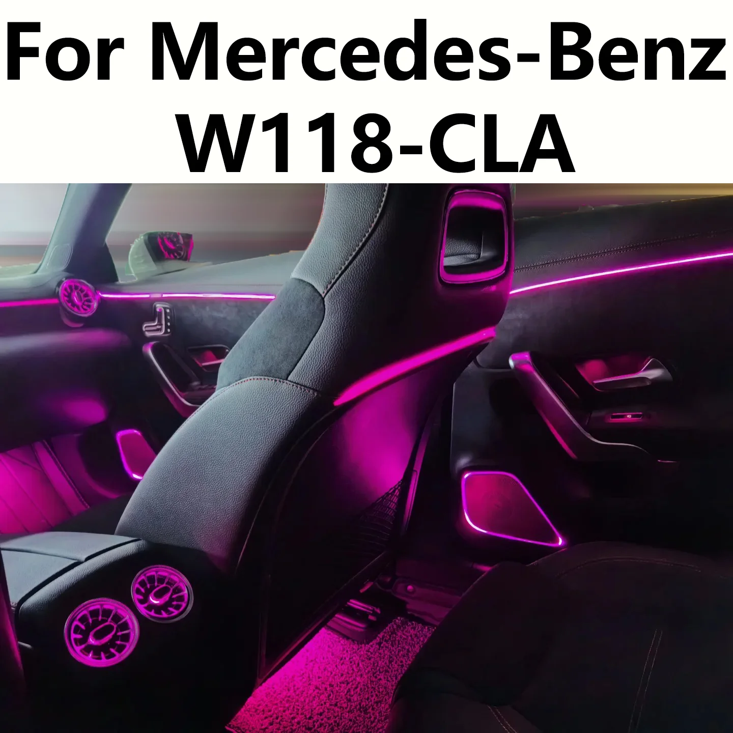 W118-CLA 2020-2022YEAR окружающее освещение для Mercedes-Benz светодиодные вентиляционные отверстия динамик декоративная внутренняя лампа окружающее освещение модернизация
W118-CLA 2020-2022YEAR окружающее освещение для Mercedes-Benz светодиодные вентиляционные отверстия динамик декоративная внутренняя лампа окружающее освещение модернизация