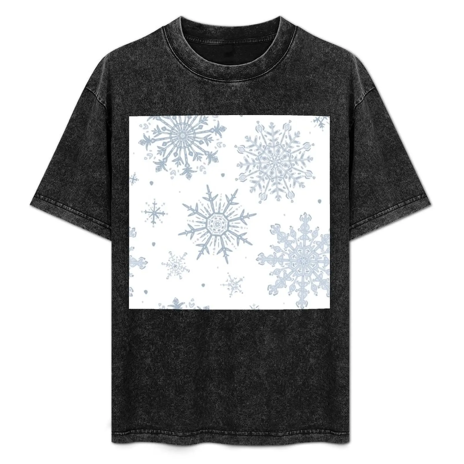Winter Wonderland - Snowflake Pattern T-Shirt Classic Basic Casual T-Shirt
Winter Wonderland - Snowflake Pattern T-Shirt Classic Basic Casual T-Shirt