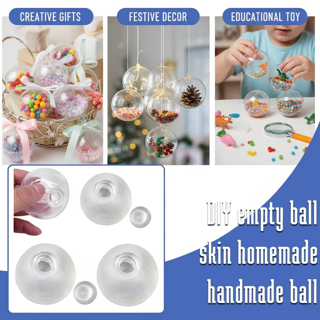 DIY Stress Relief Ball Kit Empty Soft Slow Rebound Creative Handmade Fidget Toy Shell for Therapeutic Play
DIY Stress Relief Ball Kit Empty Soft Slow Rebound Creative Handmade Fidget Toy Shell for Therapeutic Play