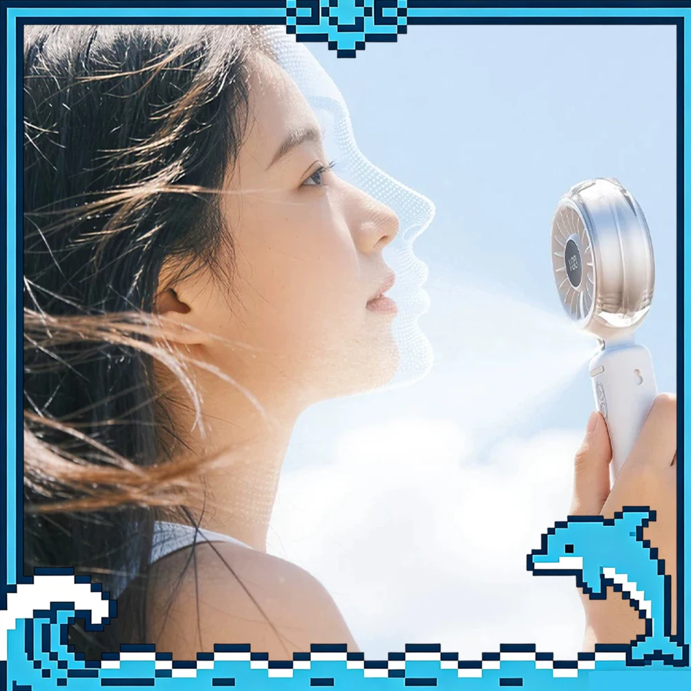 TEPSHINE Y5 Spray Handheld Fan Nano-Ultrasonic Atomization Technology Handheld Small Fan 3600mAh Long Battery Life Low Noise
TEPSHINE Y5 Spray Handheld Fan Nano-Ultrasonic Atomization Technology Handheld Small Fan 3600mAh Long Battery Life Low Noise