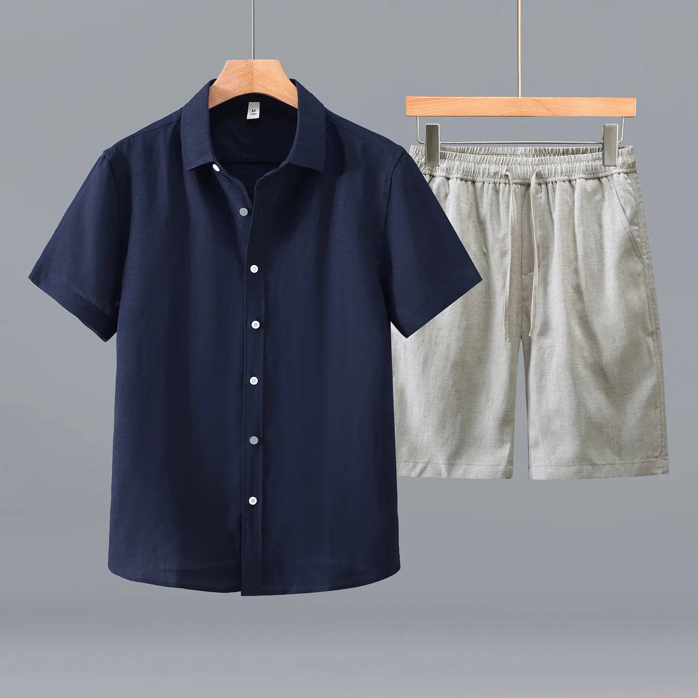 Men's Short Sleeve Shirt Set Casual Lightweight Lenzing Linen Material Breathable Summer Fashionable Leisure Shirt
Men's Short Sleeve Shirt Set Casual Lightweight Lenzing Linen Material Breathable Summer Fashionable Leisure Shirt