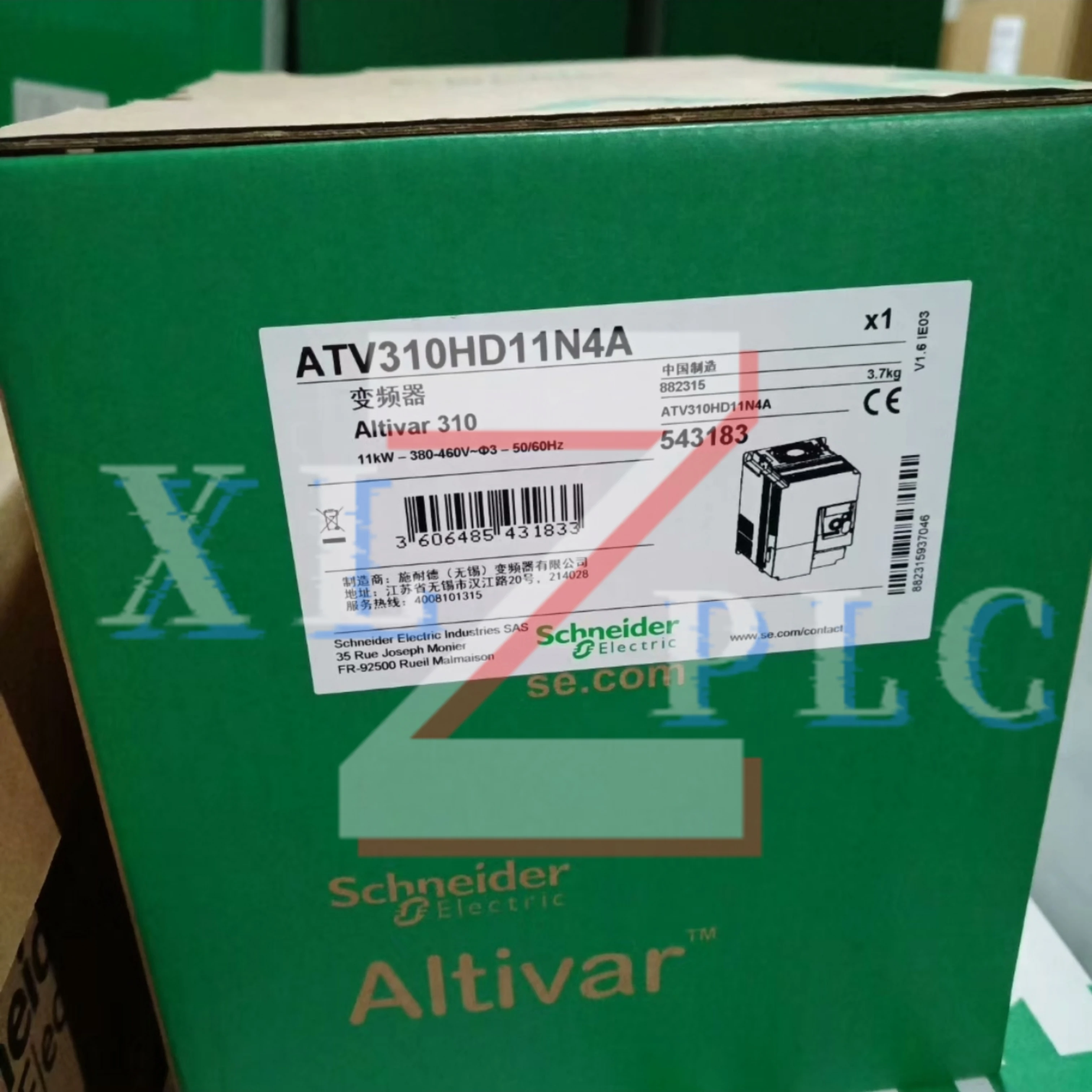 frequency converter new original ATV310HD11N4A 380-460V 3KW
frequency converter new original ATV310HD11N4A 380-460V 3KW