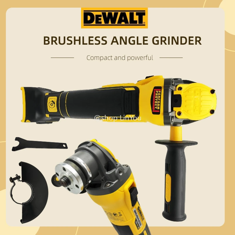 DEWALT DCG409 Cordless Angle Grinder 20V Brushless Motor Cutting Machine 9000RPM 125mm Cordless Portable Polisher Power Tool
DEWALT DCG409 Cordless Angle Grinder 20V Brushless Motor Cutting Machine 9000RPM 125mm Cordless Portable Polisher Power Tool