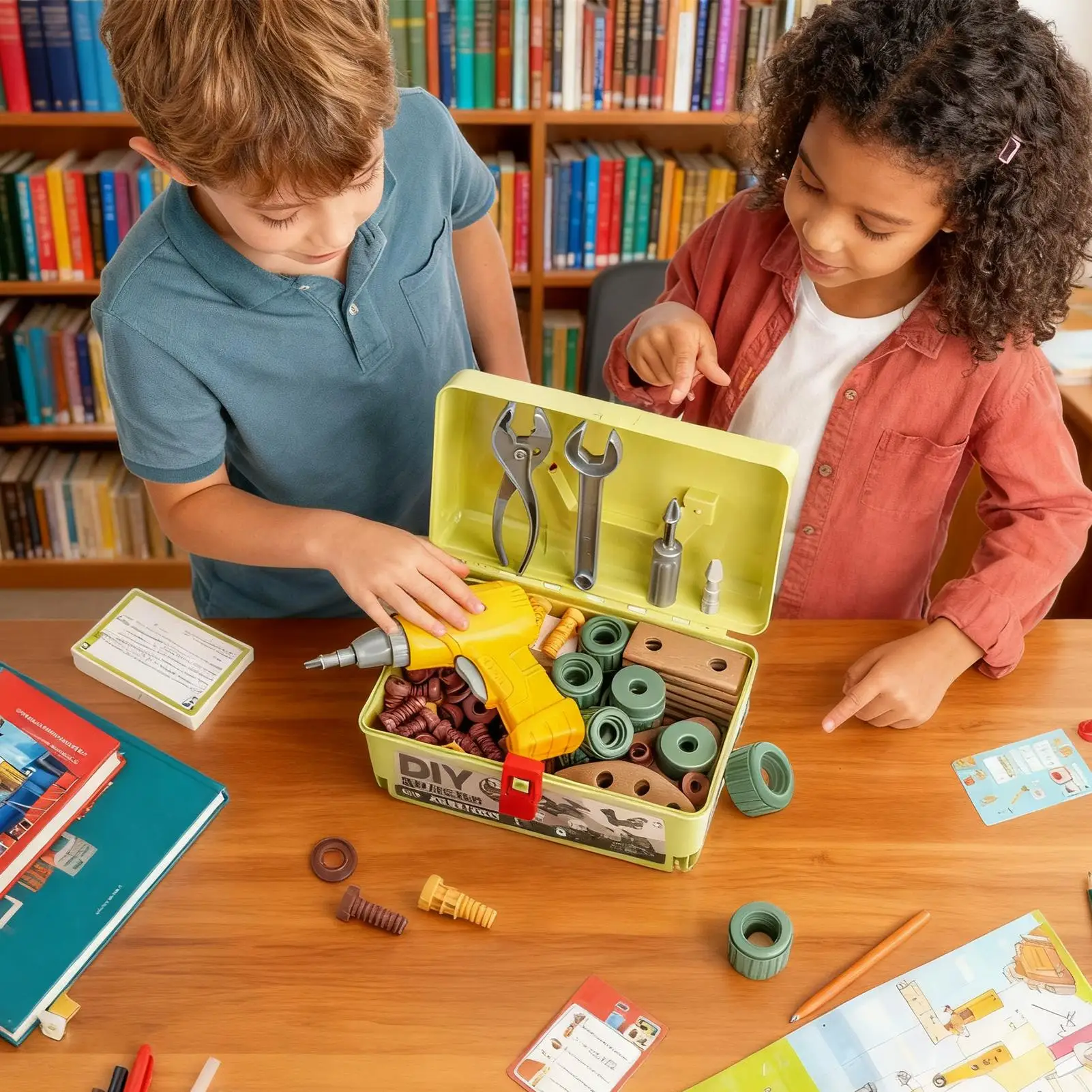 Drill Toy Realistic Drill Toys Educational Learning Set For Kids Boys Toddler Construction Christmas Birthday Workshop Table
Drill Toy Realistic Drill Toys Educational Learning Set For Kids Boys Toddler Construction Christmas Birthday Workshop Table