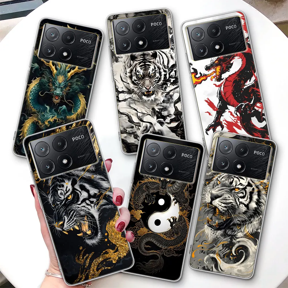 Fashionable Hollow Tiger Dragon Case for Xiaomi Poco M7 F7 Ultra F4 X6 M3 X7 M5s M6 X4 NFC M4 F2 Pro TPU Transparent Phone Cover
Fashionable Hollow Tiger Dragon Case for Xiaomi Poco M7 F7 Ultra F4 X6 M3 X7 M5s M6 X4 NFC M4 F2 Pro TPU Transparent Phone Cover