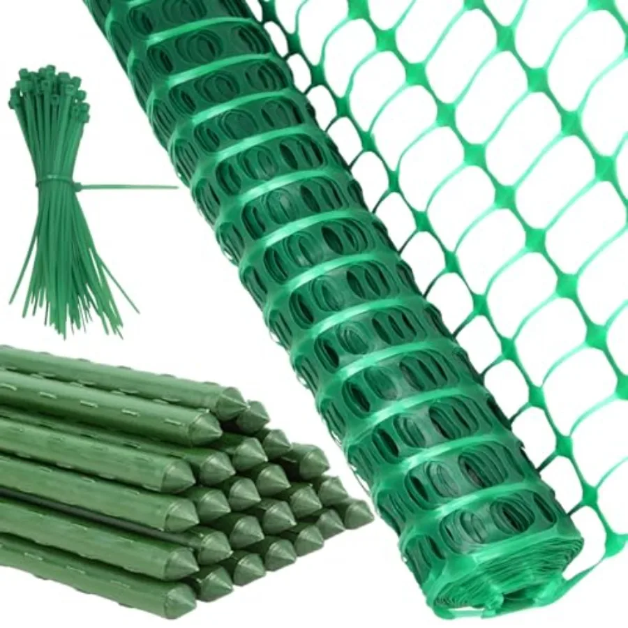 Plastic Fencg Temporary Fenc with Posts, Snow Fence 100 Feet with, Reusable Safety Fence, Construction Fence, Plastic Fence Rol
Plastic Fencg Temporary Fenc with Posts, Snow Fence 100 Feet with, Reusable Safety Fence, Construction Fence, Plastic Fence Rol