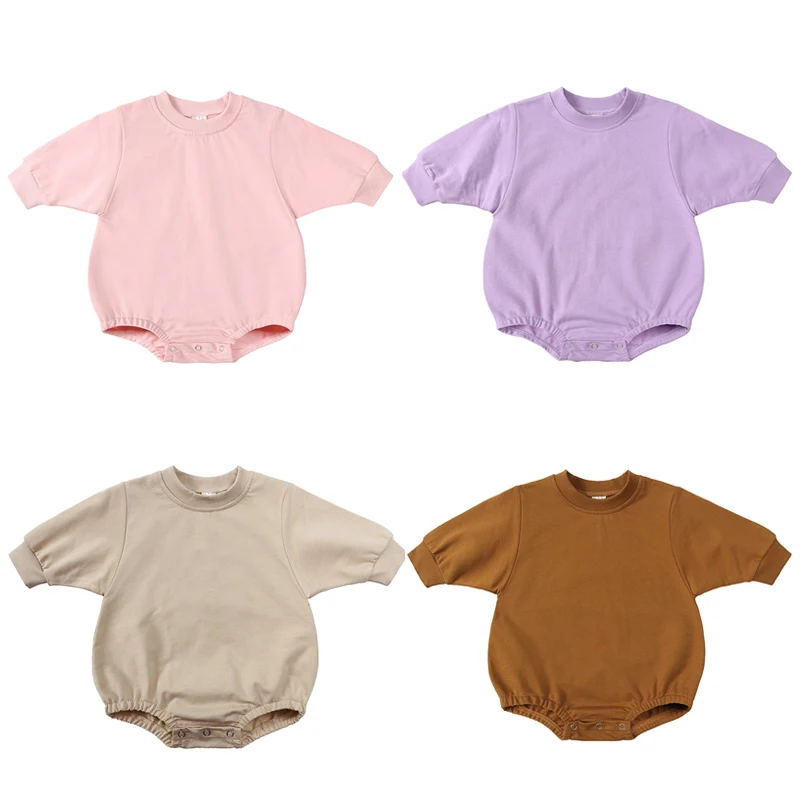 Korean Style Spring Autumn Baby Clothes Toddler Baby Boys Girl Romper Cotton Long Sleeve Solid Color Infant Baby Jumpsuit
Korean Style Spring Autumn Baby Clothes Toddler Baby Boys Girl Romper Cotton Long Sleeve Solid Color Infant Baby Jumpsuit