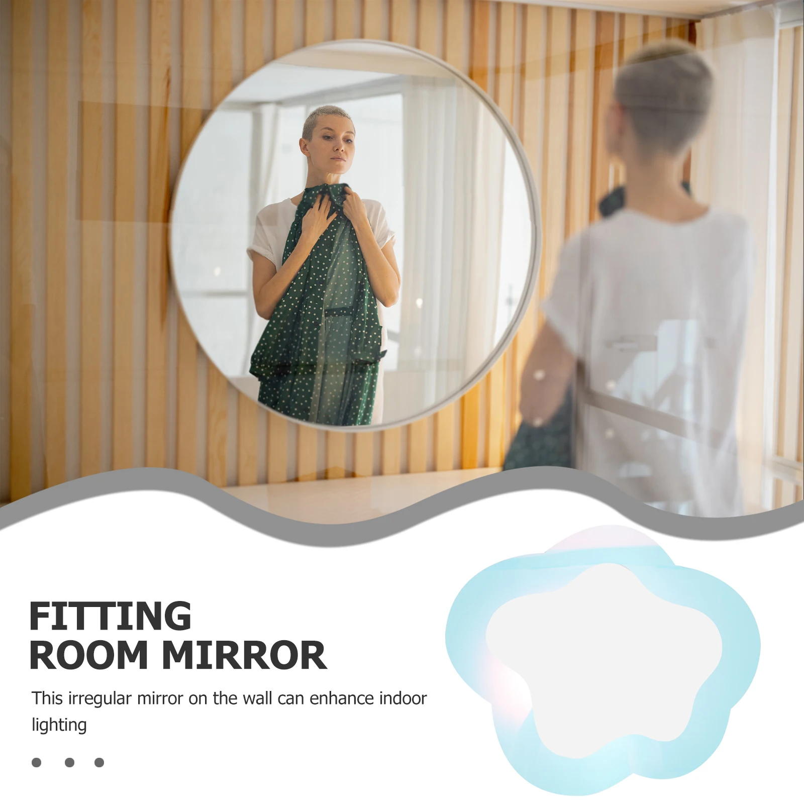 Acrylic Cloud Mirror Waterproof Decorative Home Wall Decals Bedroom Living Room Large Mirror Artistic Design Brightness
Acrylic Cloud Mirror Waterproof Decorative Home Wall Decals Bedroom Living Room Large Mirror Artistic Design Brightness