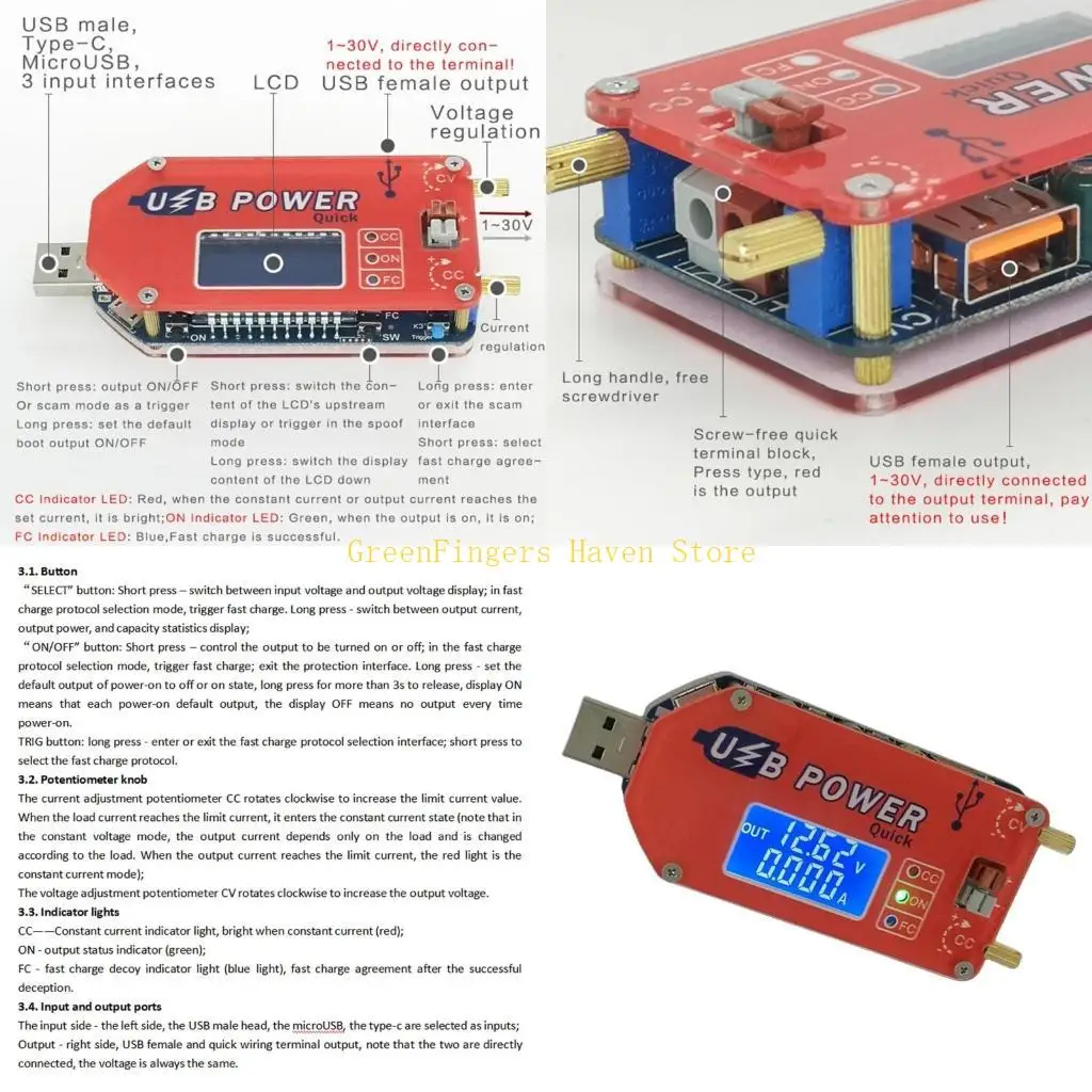 F68D 15W USB Шаг вверх модуль питания модуль регулируемого преобразователя Потенциометр управления скоростью вентилятора с ЖК
F68D 15W USB Шаг вверх модуль питания модуль регулируемого преобразователя Потенциометр управления скоростью вентилятора с ЖК