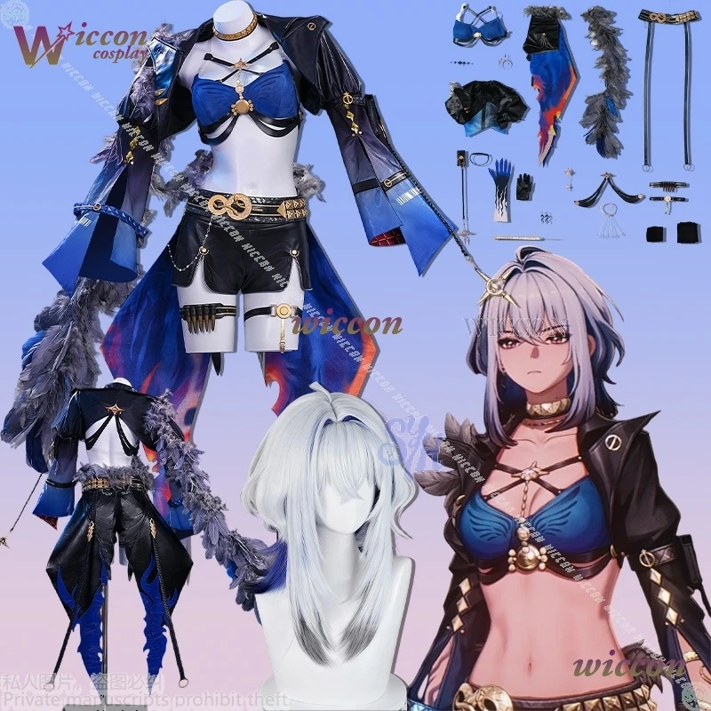 Игра Wuthering Waves Rumah브레나 코스프레 Косплей GALBRENR Костюм Сексуальное синее бикини Горячие короткие штаны Jirai Kei Девушки Хэллоуин Вечеринка
Игра Wuthering Waves Rumah브레나 코스프레 Косплей GALBRENR Костюм Сексуальное синее бикини Горячие короткие штаны Jirai Kei Девушки Хэллоуин Вечеринка