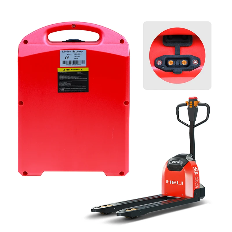 LiFePO4 Lithium Battery 24V 30A for HELI CBD15JLi3 Electric Forklift Pallet Jack With 2Pin Plug Lithium Iron Phosphate Battery
LiFePO4 Lithium Battery 24V 30A for HELI CBD15JLi3 Electric Forklift Pallet Jack With 2Pin Plug Lithium Iron Phosphate Battery