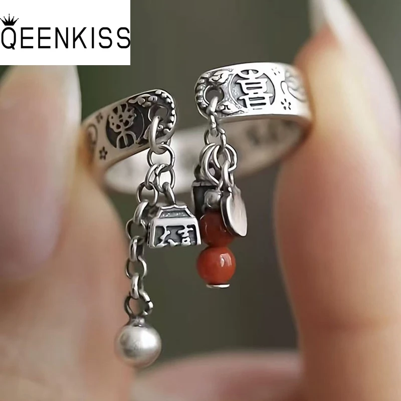 QEENKISS 925 Sterling Silver Vintage XI LE FU Rings for Women Birthday Wedding Party Christmas Bride Mother Girl Gifts RG7120
QEENKISS 925 Sterling Silver Vintage XI LE FU Rings for Women Birthday Wedding Party Christmas Bride Mother Girl Gifts RG7120