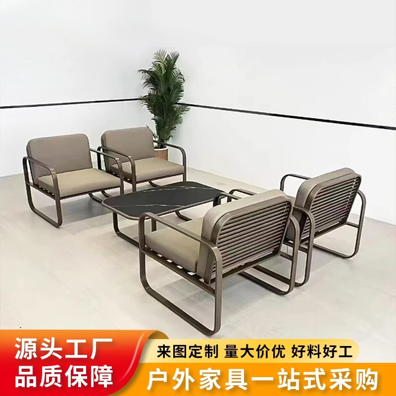 Outdoor Stainless Steel Sofa Patio Terrace Outdoor Balcony Chair Villa Homestay Furniture Sales Department CombinationSofa
Outdoor Stainless Steel Sofa Patio Terrace Outdoor Balcony Chair Villa Homestay Furniture Sales Department CombinationSofa