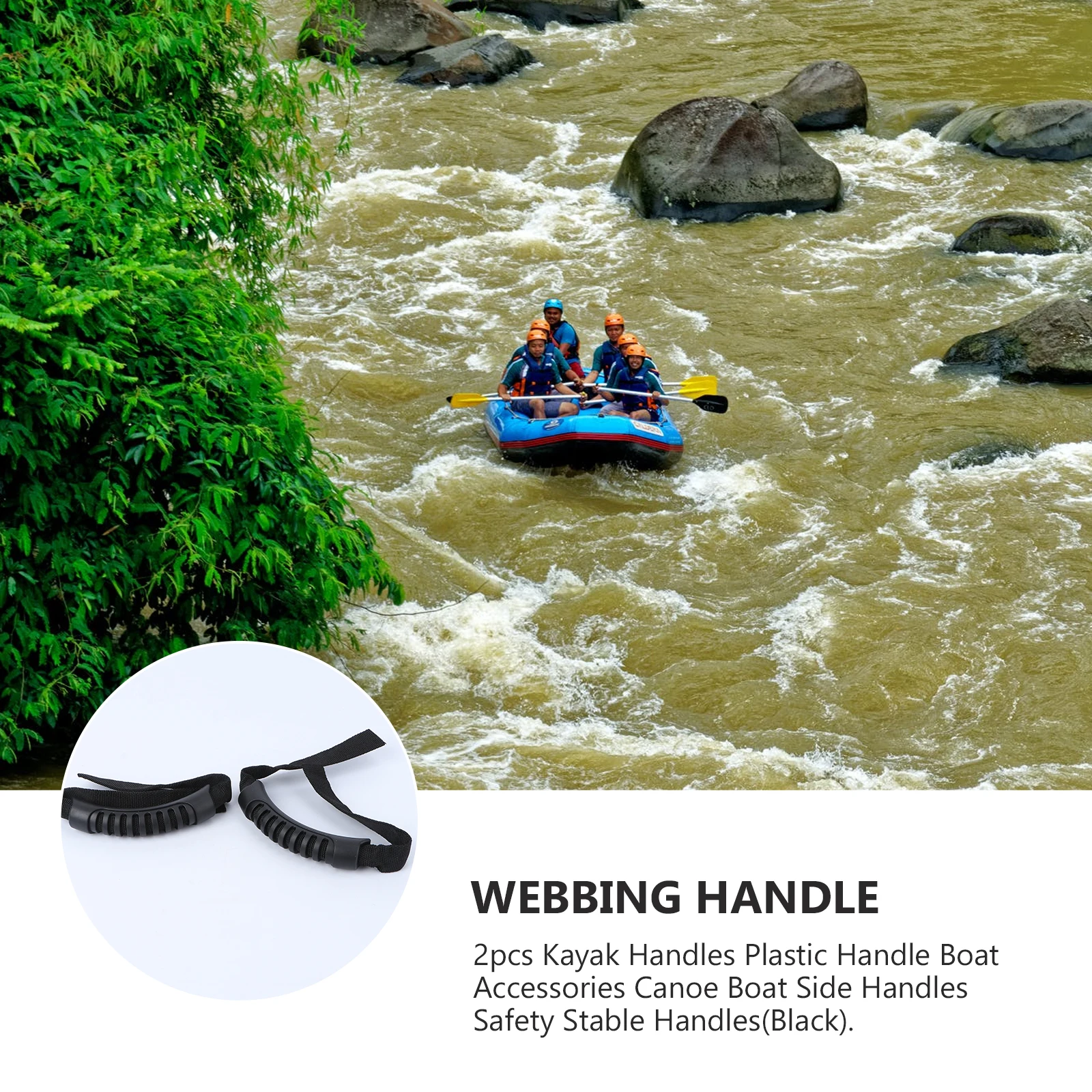 2pcs Kayak Handles Plastic Boat Accessories Canoe Side Handles Handle Replacement For Kayak Canoe With Elastic Cord
2pcs Kayak Handles Plastic Boat Accessories Canoe Side Handles Handle Replacement For Kayak Canoe With Elastic Cord