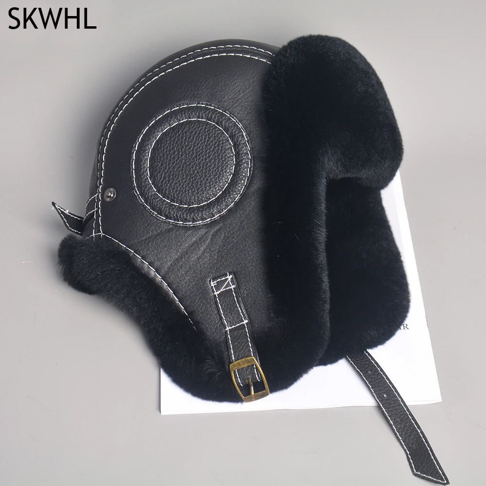 2024 Winter Men's 100% Rex Rabbit Fur Bomber Hat Ushanka Cap Real Fur Trapper Russian Man Ski Hats Real Leather Caps
2024 Winter Men's 100% Rex Rabbit Fur Bomber Hat Ushanka Cap Real Fur Trapper Russian Man Ski Hats Real Leather Caps