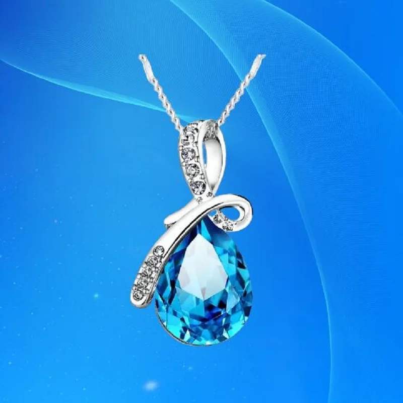 Модные ожерелья с подвеской из стерлингового серебра 925 пробы в форме капли воды с прозрачным кристаллом и цирконом для женщин и девочек, ювелирные изделия для свадебной вечеринки, подарки
Модные ожерелья с подвеской из стерлингового серебра 925 пробы в форме капли воды с прозрачным кристаллом и цирконом для женщин и девочек, ювелирные изделия для свадебной вечеринки, подарки