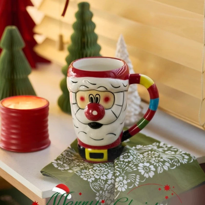 Hand drawn Santa Claus ceramic cup,creative water cup,Christmas-themed mugs coffee cups,holiday home decorations,Christmas gifts
Hand drawn Santa Claus ceramic cup,creative water cup,Christmas-themed mugs coffee cups,holiday home decorations,Christmas gifts