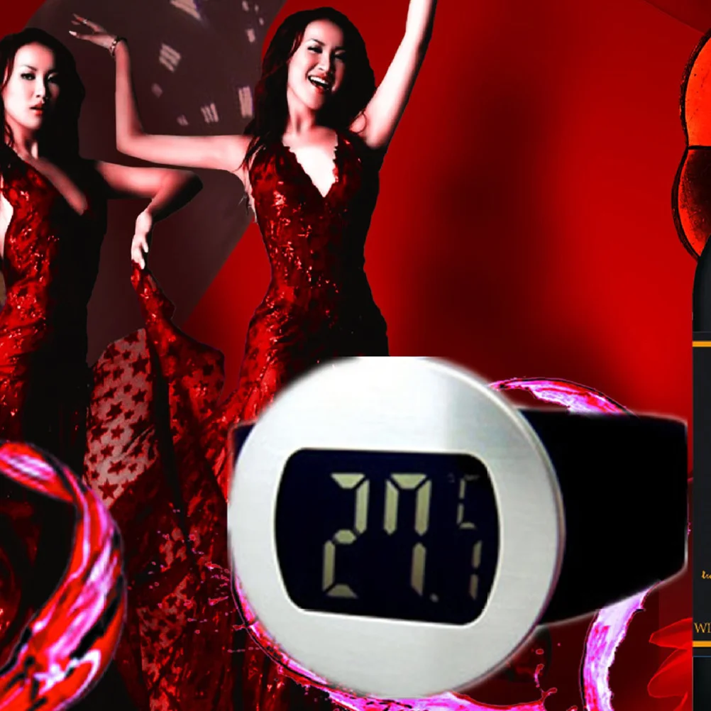 Black Bottle Snap Thermometer Suitable 65-80mm Diameter Wine Milk Bottle Temperature Meter Household Portable Liquid Thermometer 
Black Bottle Snap Thermometer Suitable 65-80mm Diameter Wine Milk Bottle Temperature Meter Household Portable Liquid Thermometer
