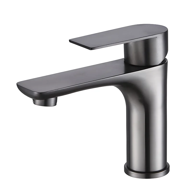 Stainless Steel Gun Gray Bathroom Washbasin Hot and Cold Flat Plate Single Hole Basin Table Basin Hand Washing Faucet
Stainless Steel Gun Gray Bathroom Washbasin Hot and Cold Flat Plate Single Hole Basin Table Basin Hand Washing Faucet