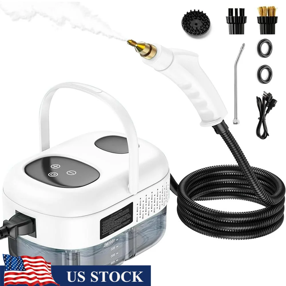High Pressure 2500W Handheld Steam Cleaner Portable Decontamination Machine Includes Multiple Brushes Home Cleaning
High Pressure 2500W Handheld Steam Cleaner Portable Decontamination Machine Includes Multiple Brushes Home Cleaning