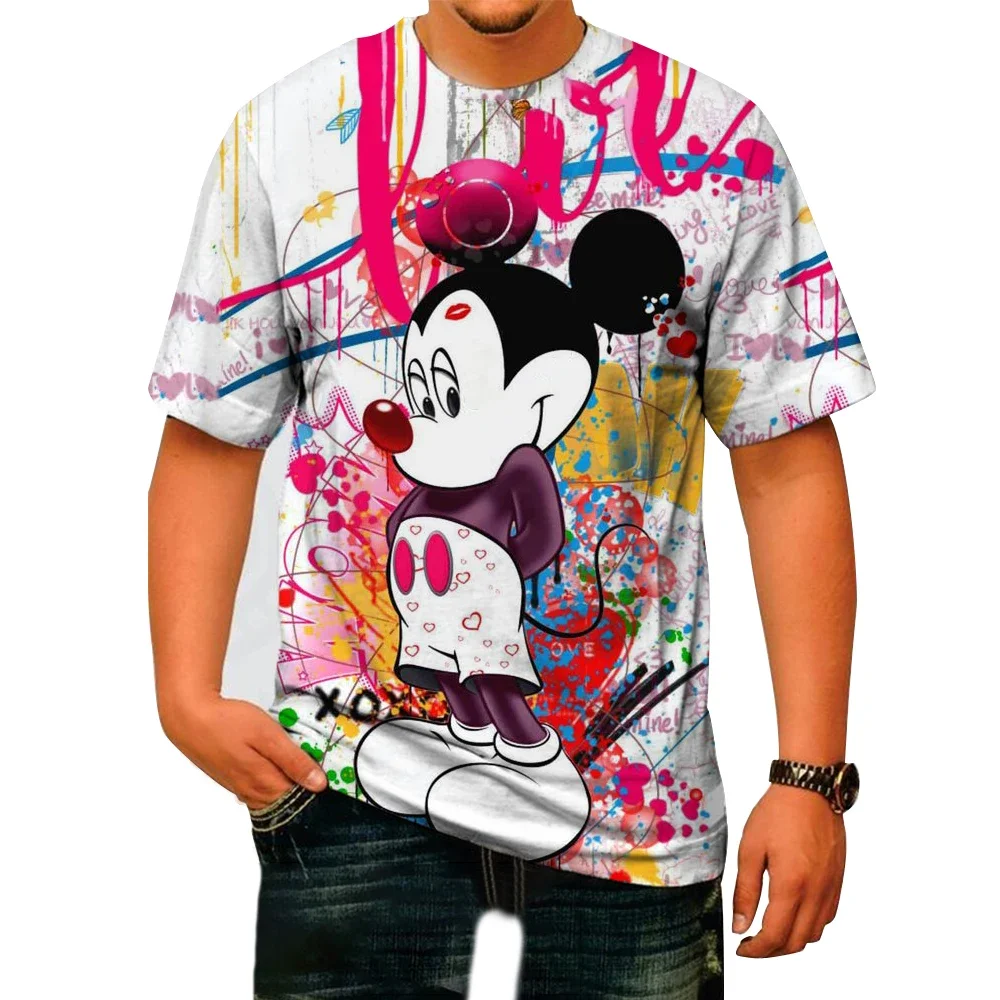 Men's T-Shirt Disney Mickey Mouse Headphones Fashion letters Tee Shirt Short Sleeve Cartoon T Shirt O Neck Clothing Big Size
Men's T-Shirt Disney Mickey Mouse Headphones Fashion letters Tee Shirt Short Sleeve Cartoon T Shirt O Neck Clothing Big Size