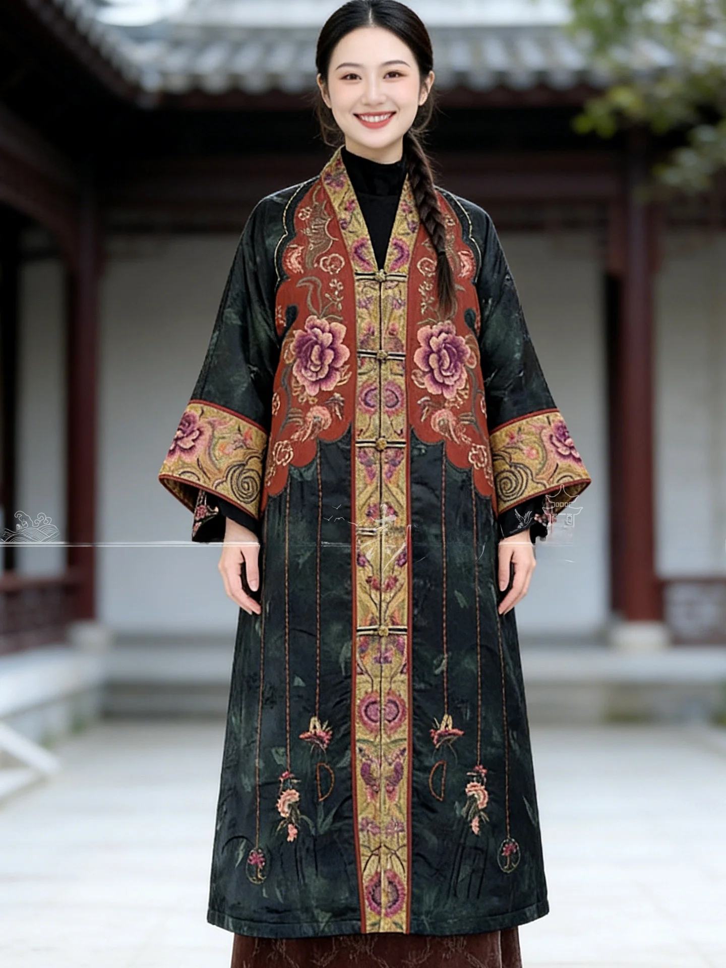 Новая китайская хлопковая куртка с тяжелой вышивкой, длинный рукав, V-образный вырез, женский топ, этнический стиль, свободный крой
Новая китайская хлопковая куртка с тяжелой вышивкой, длинный рукав, V-образный вырез, женский топ, этнический стиль, свободный крой