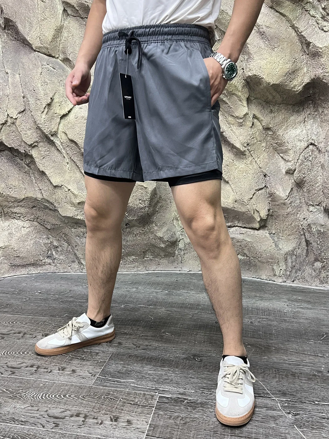 Outdoor Laser Drill Breathable Quick Dry Function Short Pants Men's Standard Fit Polyester Fiber 90% Spandex 10% Summer Sport...
Outdoor Laser Drill Breathable Quick Dry Function Short Pants Men's Standard Fit Polyester Fiber 90% Spandex 10% Summer Sport...