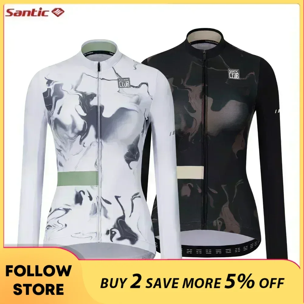 Santic Women's Cycling Jersey Autumn Winter Windproof Thermal MTB Riding Sports Clothing Long Sleeve Full Zipper Bicycle Jackets
Santic Women's Cycling Jersey Autumn Winter Windproof Thermal MTB Riding Sports Clothing Long Sleeve Full Zipper Bicycle Jackets