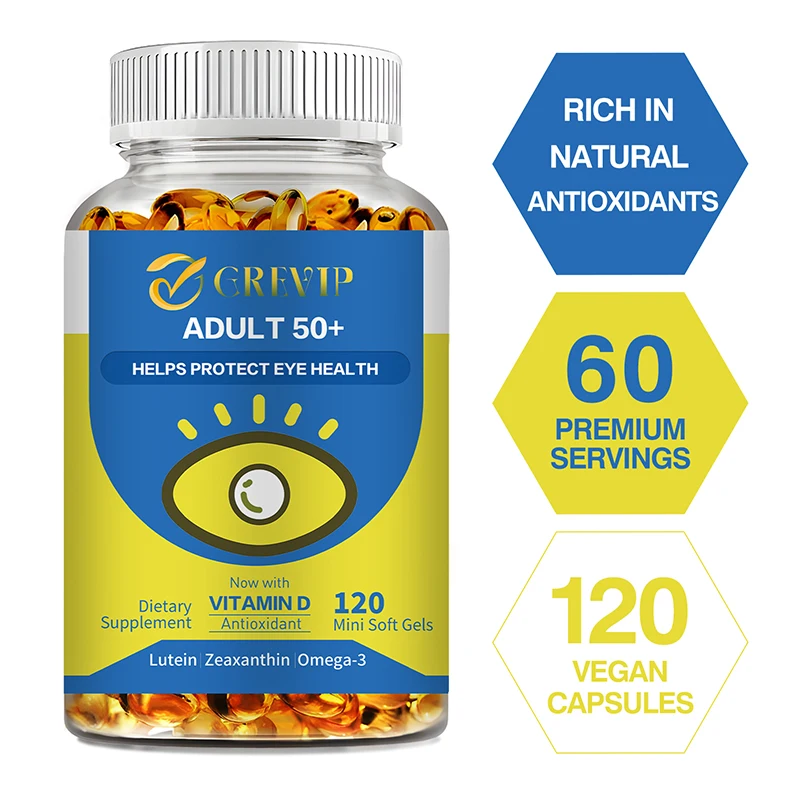 ADULT Eye Vitamin & Mineral Supplement - with Lutein & Zeaxanthin - Relieve Eyes Fatigue and Dry Eyes Support Vision Health
ADULT Eye Vitamin & Mineral Supplement - with Lutein & Zeaxanthin - Relieve Eyes Fatigue and Dry Eyes Support Vision Health