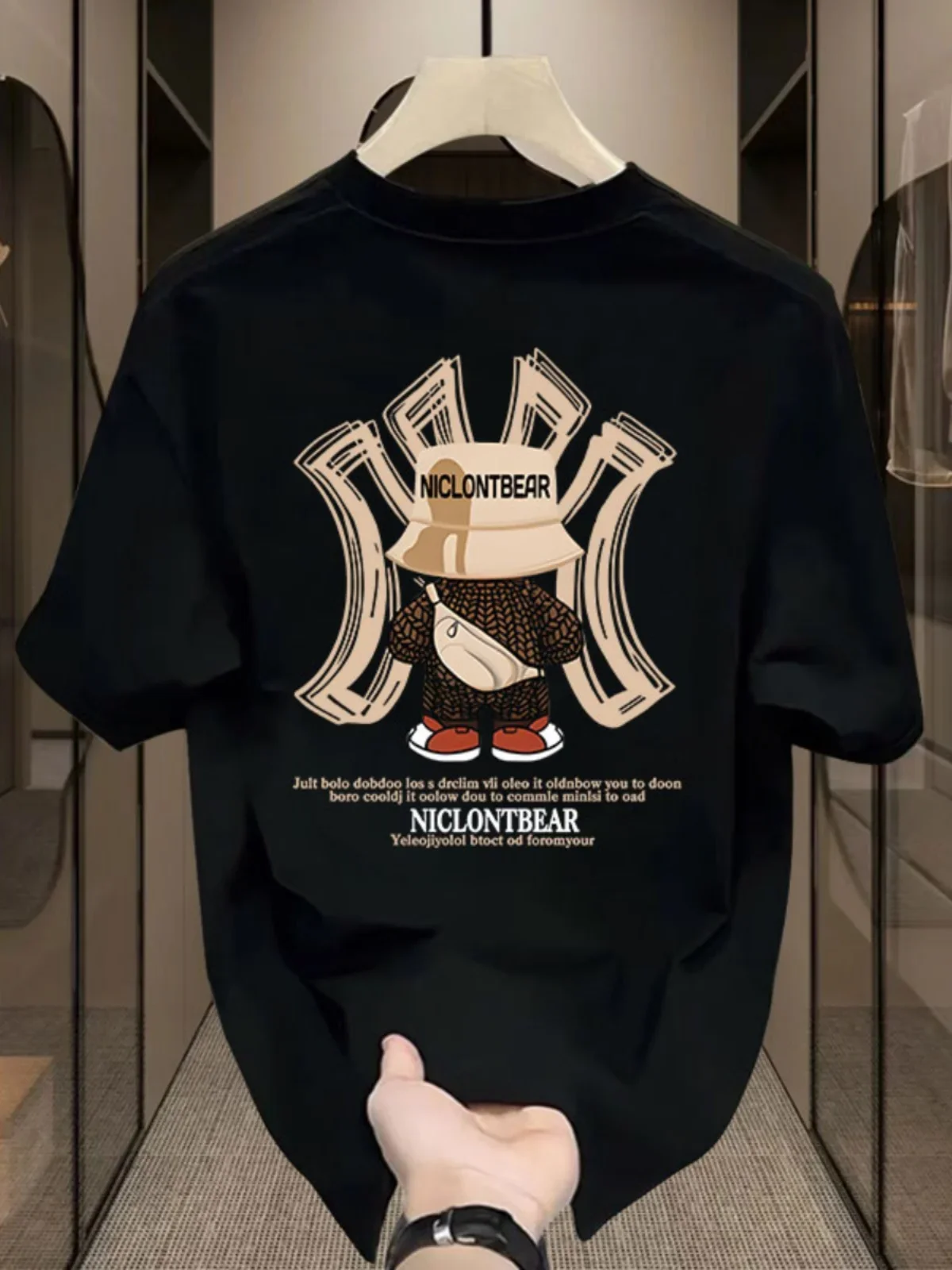 2025 high-quality fashion brand Summer All-loose 100% pure cotton men's trendy brand Harajume-style short sleeves
2025 high-quality fashion brand Summer All-loose 100% pure cotton men's trendy brand Harajume-style short sleeves