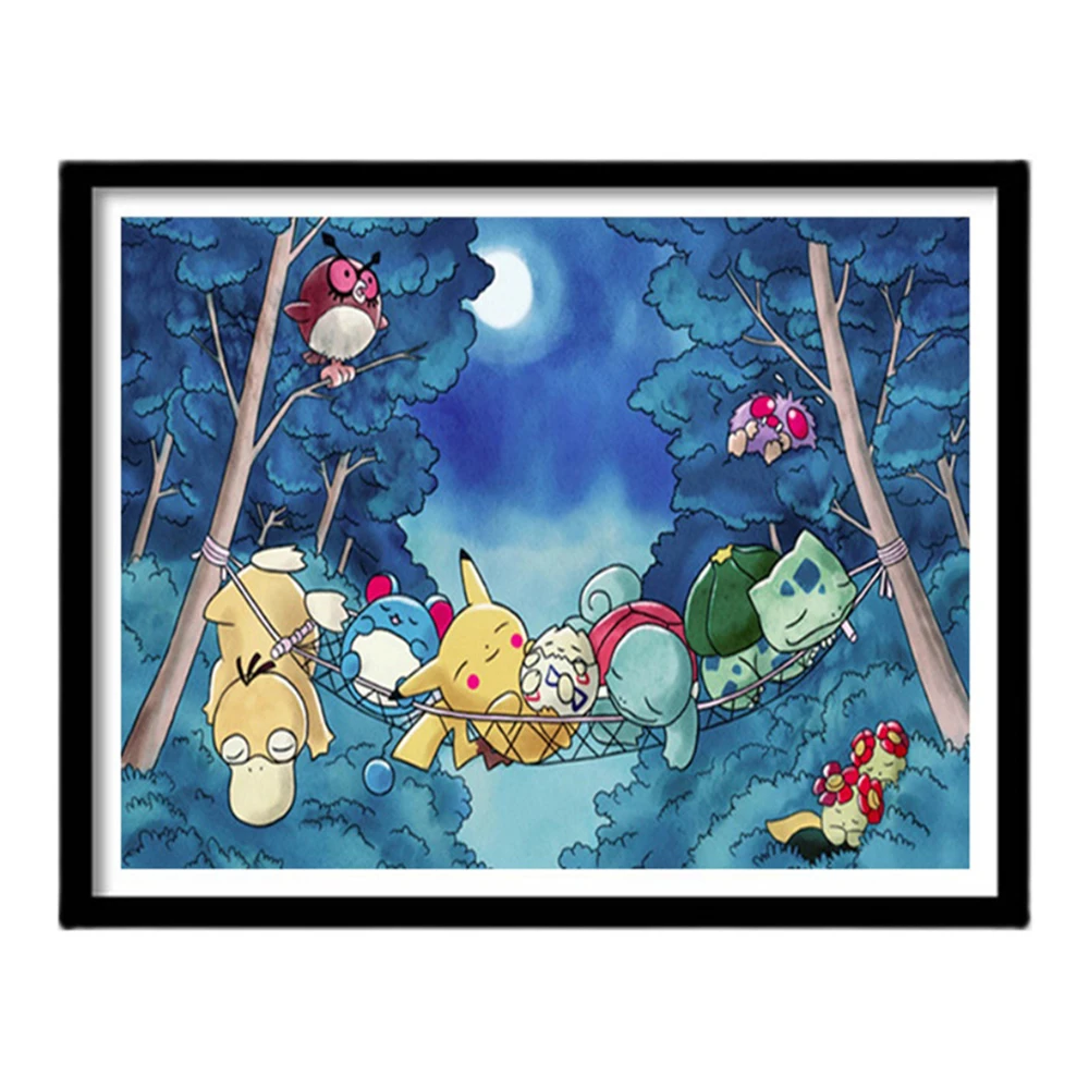 Canvas Painting Anime Pokémon Bulbasaur Squirtle Sleep Poster Peripherals Cartoon Picture Wall Decor Gift for Children's Room
Canvas Painting Anime Pokémon Bulbasaur Squirtle Sleep Poster Peripherals Cartoon Picture Wall Decor Gift for Children's Room
