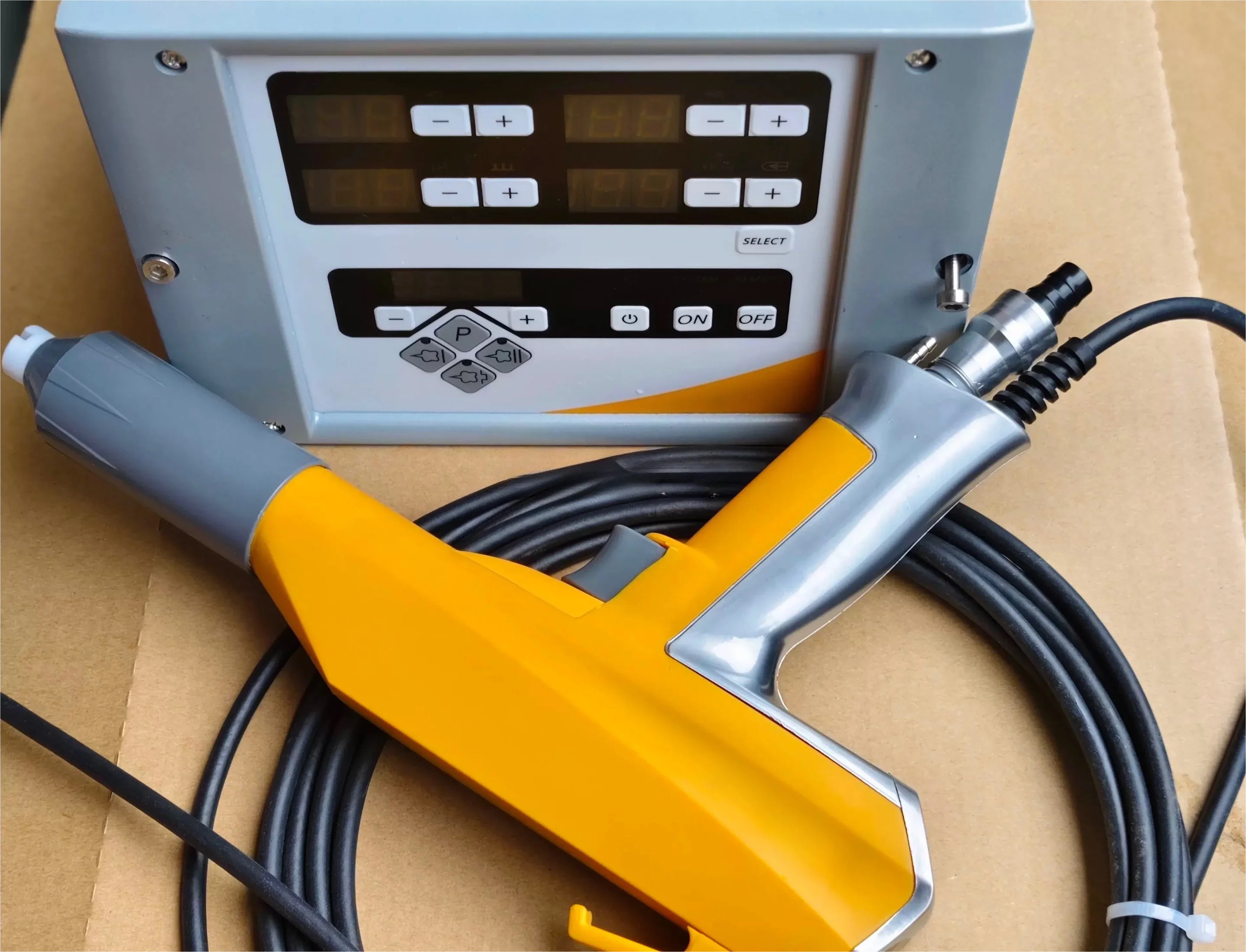 Replacement Powder Spraying Machine Control Box Unit Compatible with 1001459 and 1002100 DTPGM02 Coating Spray Gun